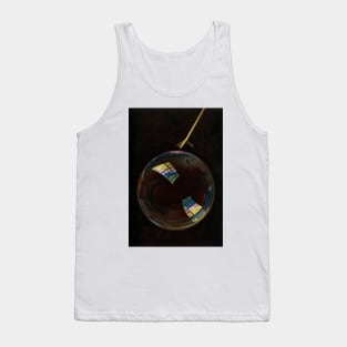 Optics - A Soap Bubble Exhibiting Interference Colours by Blaise Alexandre Desgoffe Tank Top